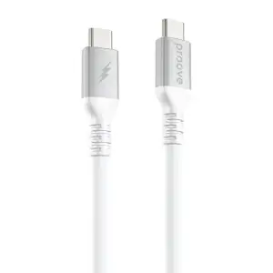 Кабель Proove ReGen Silicone Type-C to Type-C 60W (2m) White