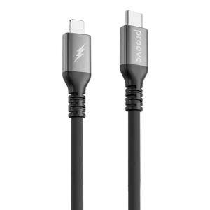 Кабель Proove ReGen Silicone Type-C to Lightning 27W (2m) Black CCRS60002121