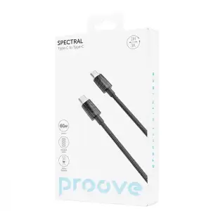Кабель Proove Spectral Type-C to Type-C 60W (1m) Pink, CCSP60002215