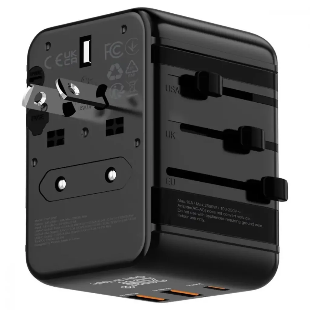 Универсальный адаптер Proove Trip 20W Black, TATL20310001