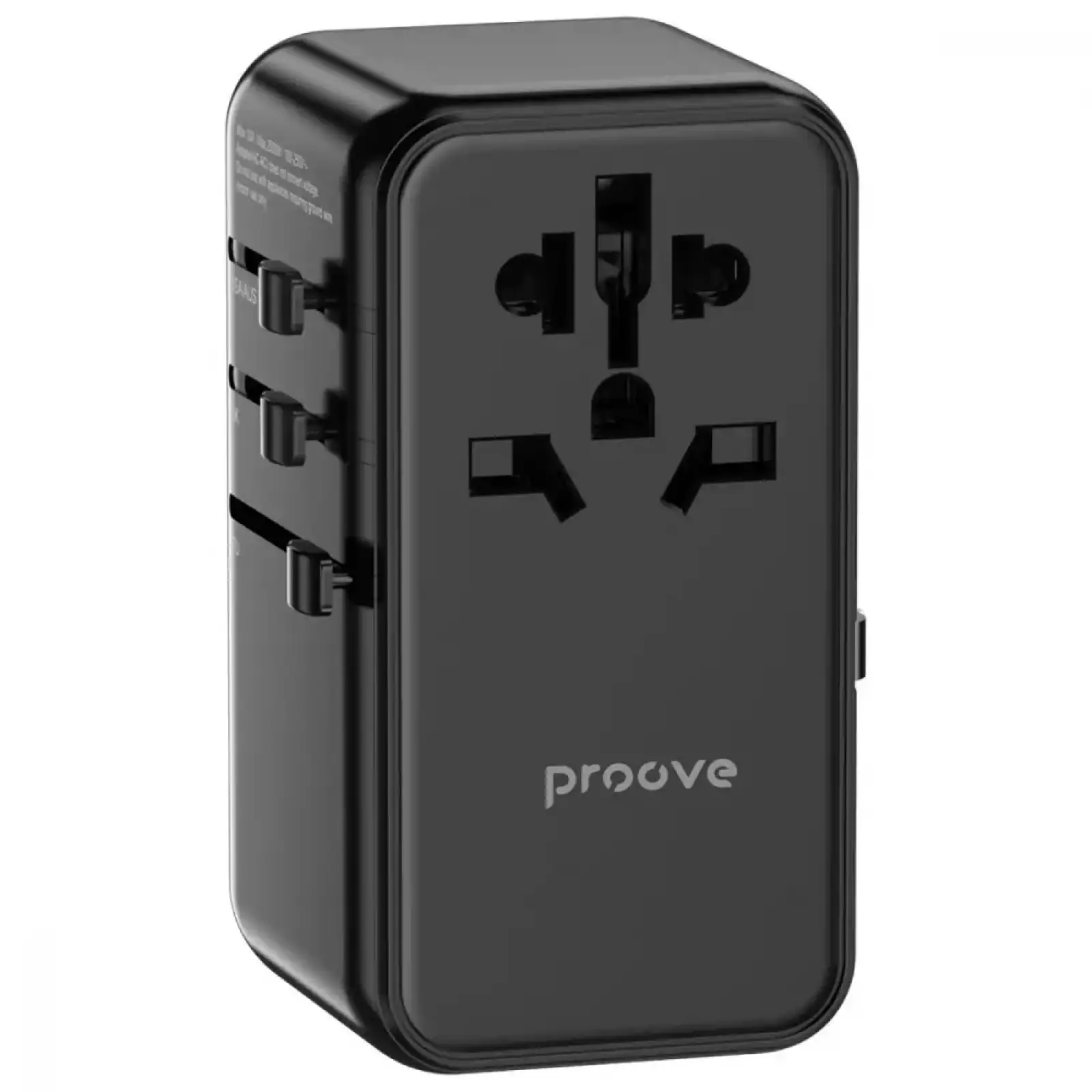 Універсальний адаптер Proove Trip 85W Black TATR85130001