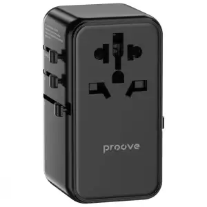 Універсальний адаптер Proove Trip 85W Black TATR85130001