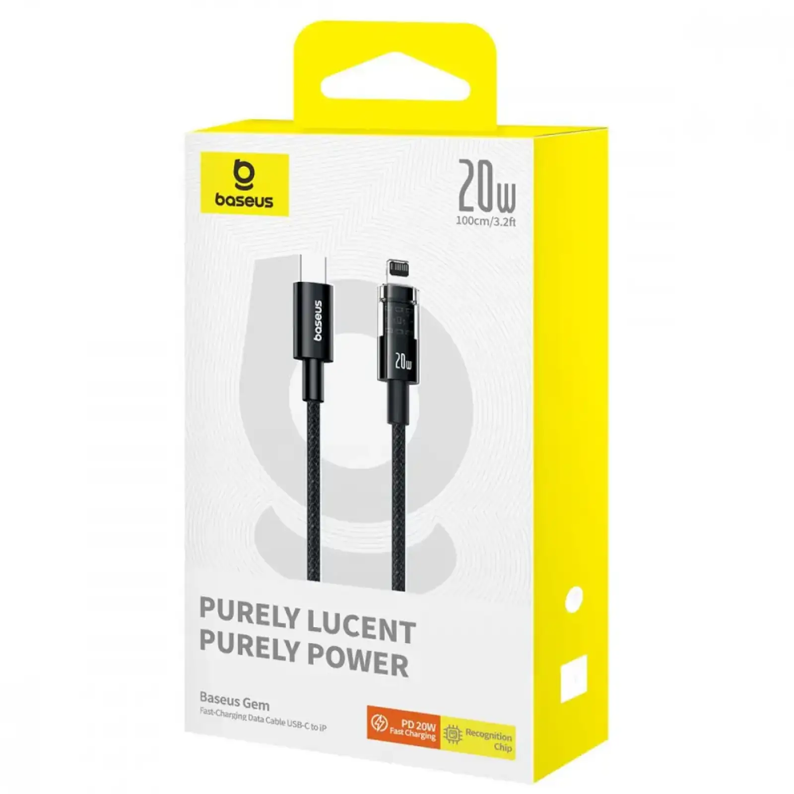 Кабель Baseus Gem Fast-Charging Data Cable Type-C to Lightning 20W 2m purple