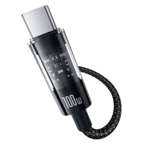 Кабель Baseus Gem Fast-Charging Data Cable Type-C to Type-C 100W 1m Blue