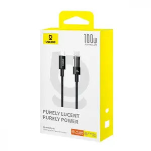 Кабель Baseus Gem Fast-Charging Data Cable Type-C to Type-C 100W 1m purple