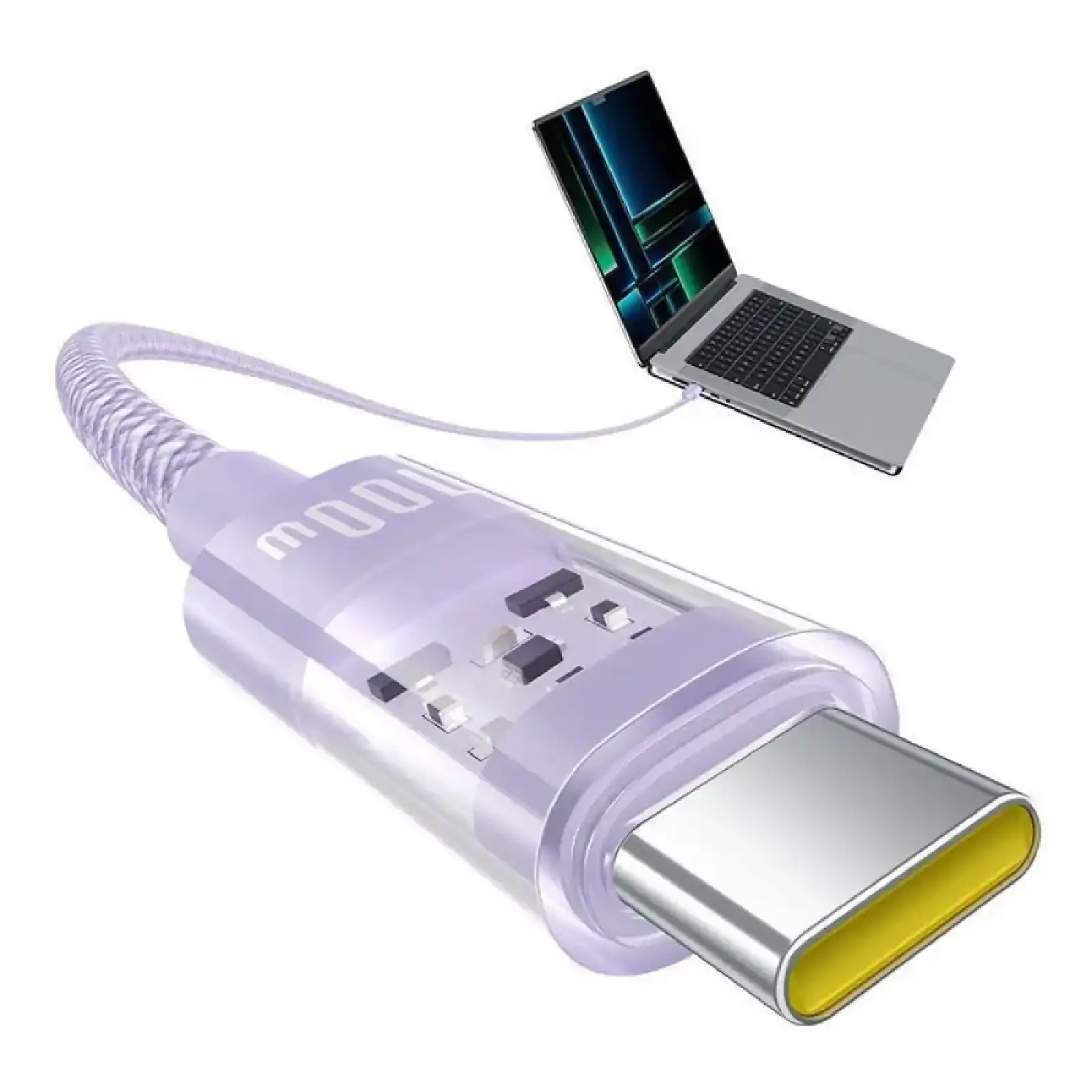 Кабель Baseus Gem Fast-Charging Type-C to Type-C 100W 2m Black, P10373000111-01