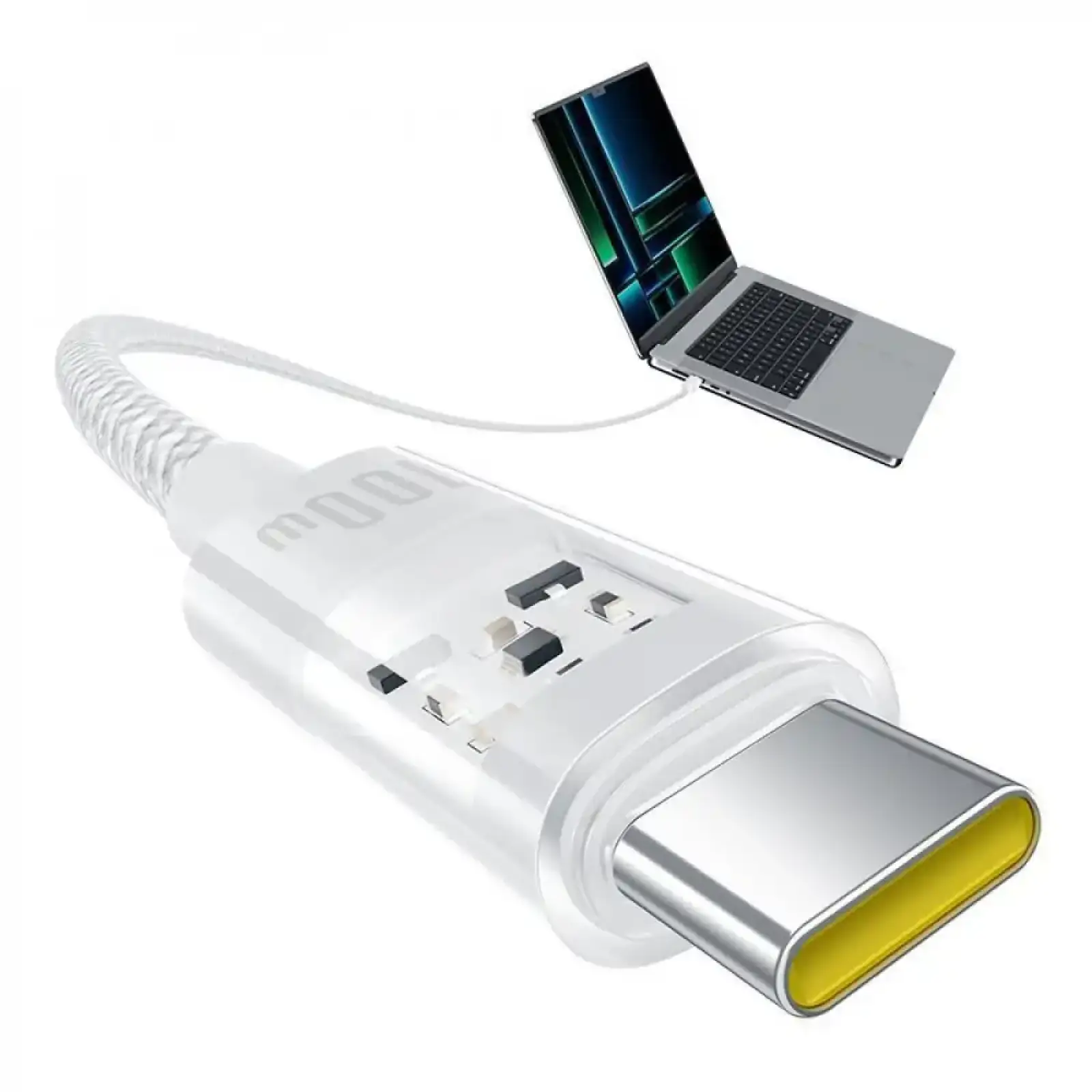 Кабель Baseus Gem Fast-Charging Type-C to Type-C 100W 2m Black, P10373000111-01