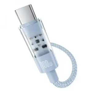 Кабель Baseus Gem Fast-Charging Type-C to Type-C 100W 2m Black, P10373000111-01