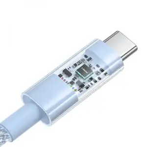 Кабель Baseus Gem Fast-Charging Type-C to Type-C 100W 2m White, P10373000211-01