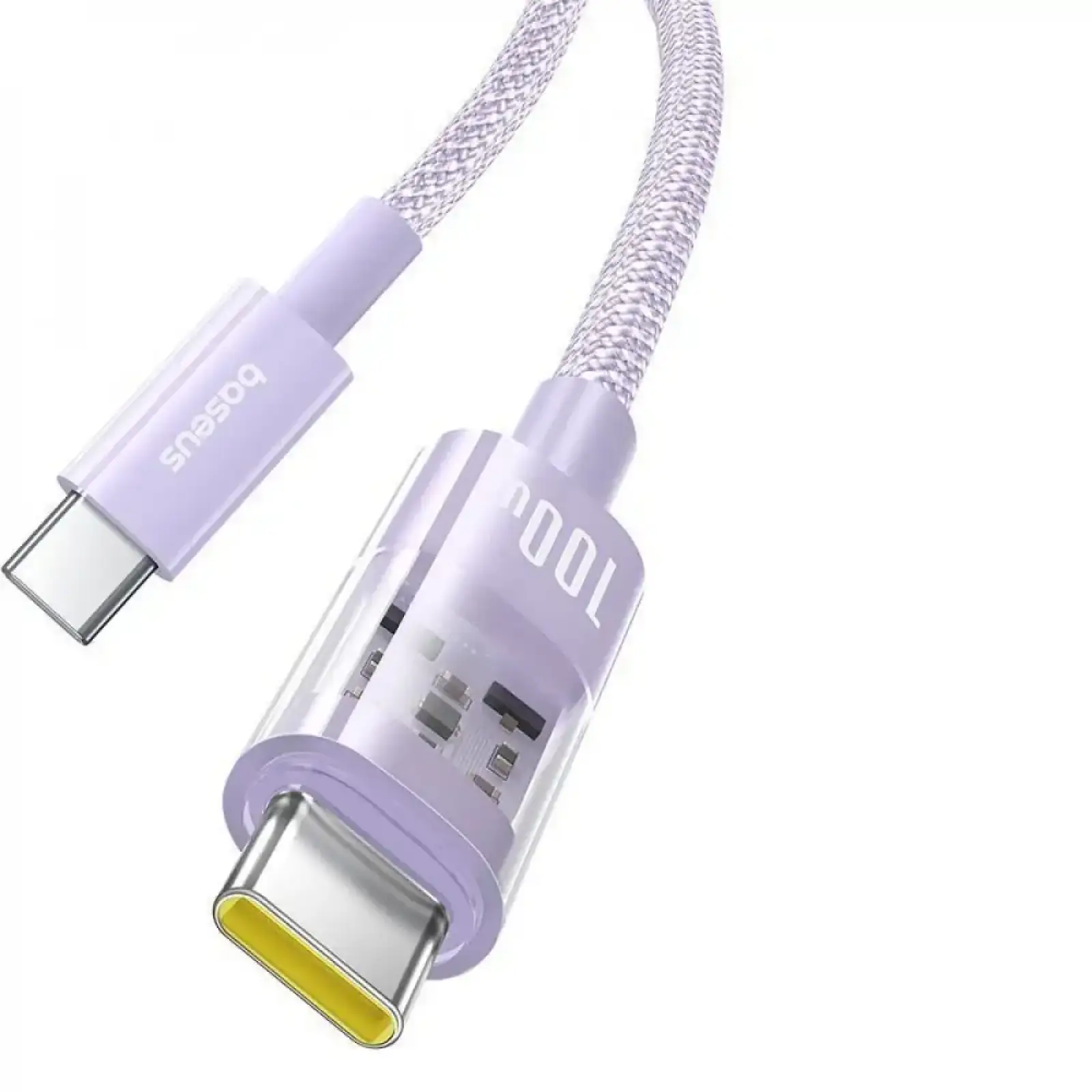 Кабель Baseus Gem Fast-Charging Type-C to Type-C 100W 2m White, P10373000211-01