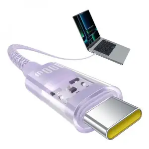 Кабель Baseus Gem Fast-Charging Type-C to Type-C 100W 2m White, P10373000211-01