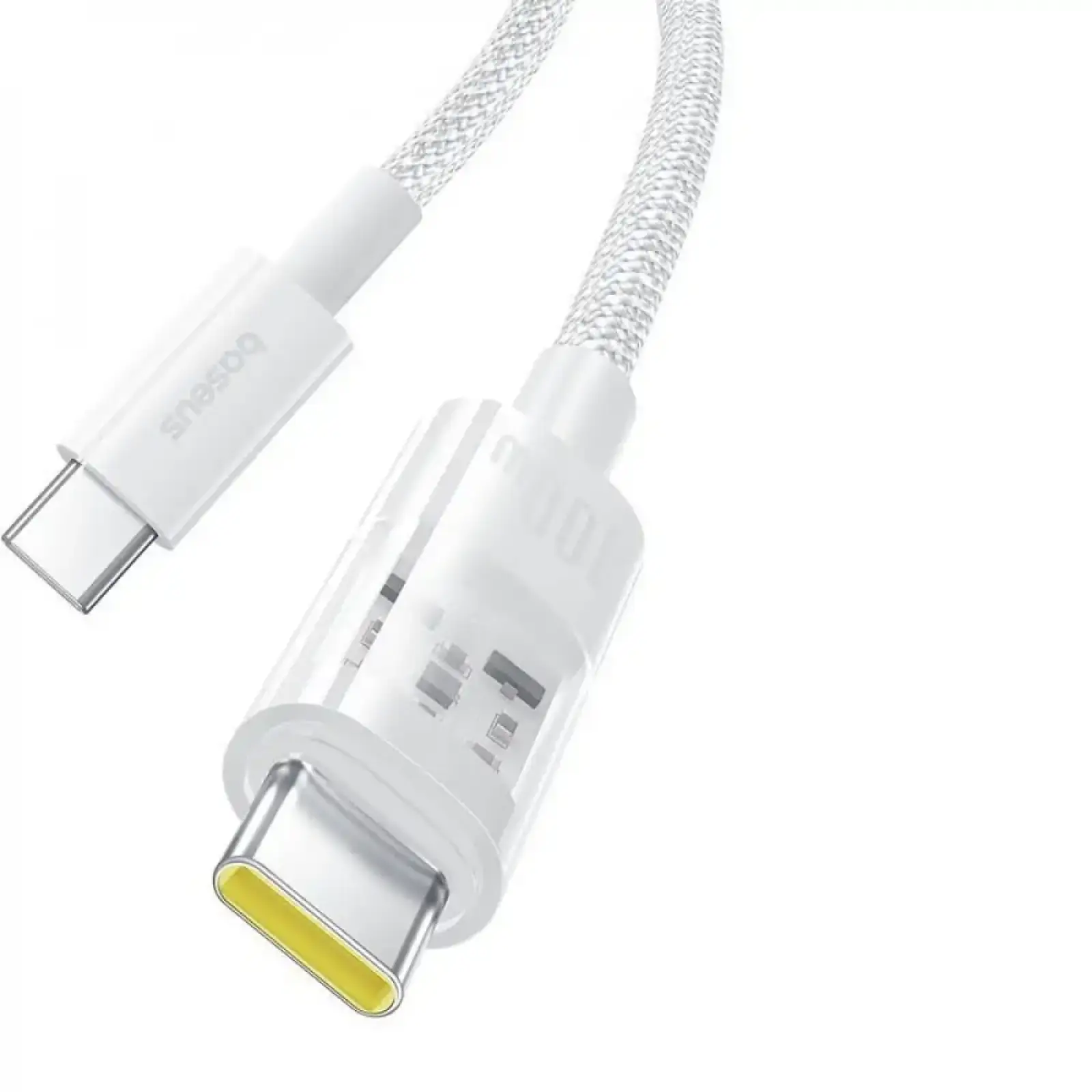 Кабель Baseus Gem Fast-Charging Type-C to Type-C 100W 2m White, P10373000211-01