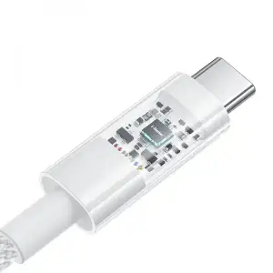 Кабель Baseus Gem Fast-Charging Type-C to Type-C 100W 2m White, P10373000211-01