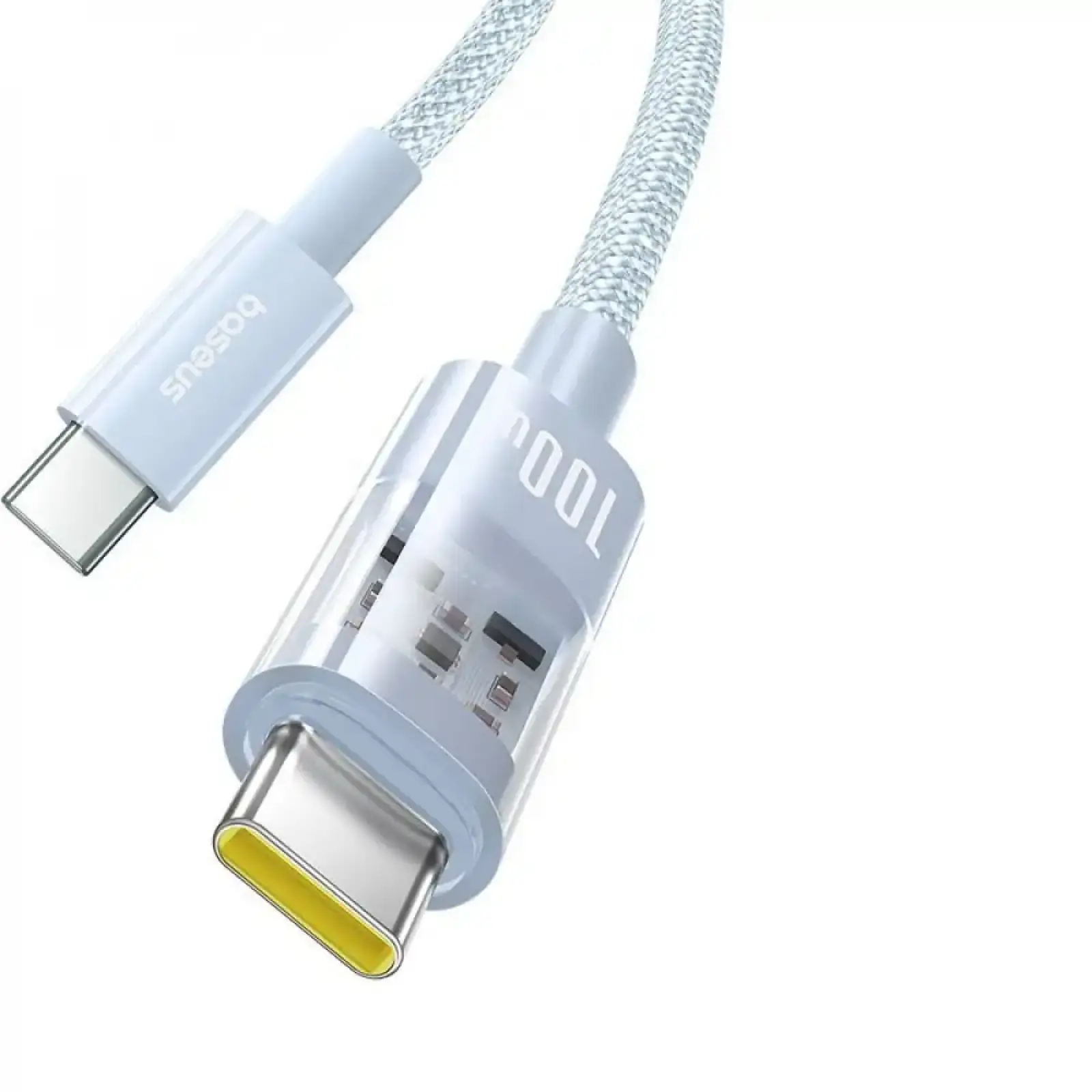 Кабель Baseus Gem Fast-Charging Type-C to Type-C 100W 2m White, P10373000211-01