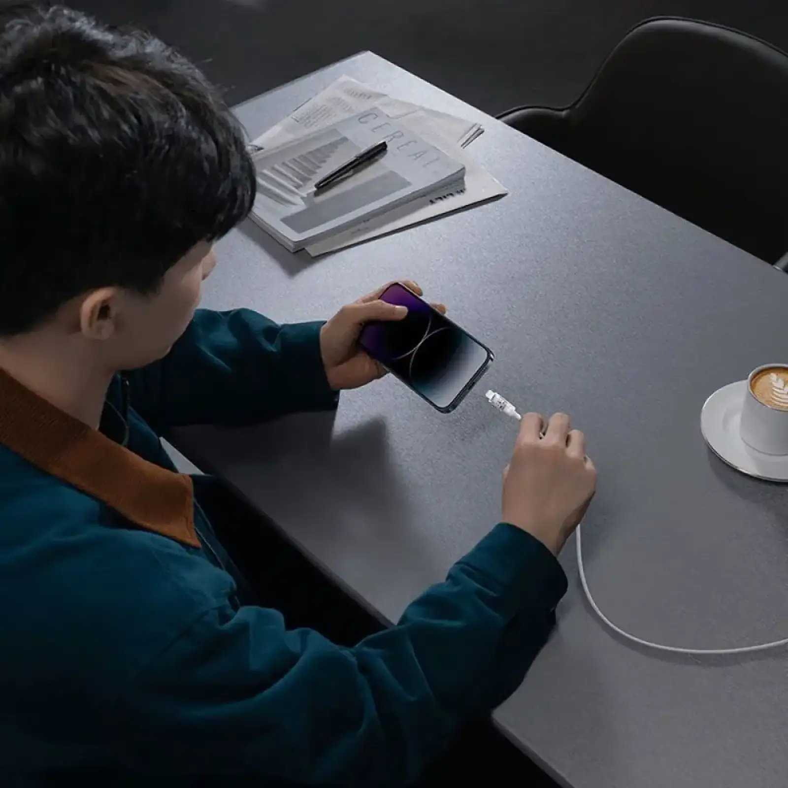 Кабель Baseus Gem Fast-Charging Type-C to Lightning 20W 1m purple