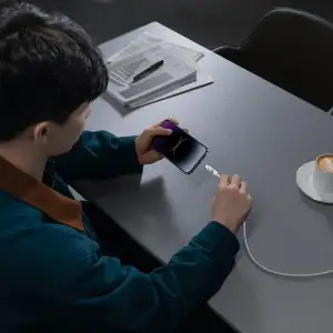 Кабель Baseus Gem Fast-Charging Type-C to Lightning 20W 1m purple