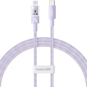 Кабель Baseus Gem Fast-Charging Type-C to Lightning 20W 1m purple