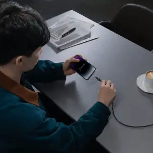 Кабель Baseus Gem Fast-Charging Type-C to Lightning 20W 1m purple