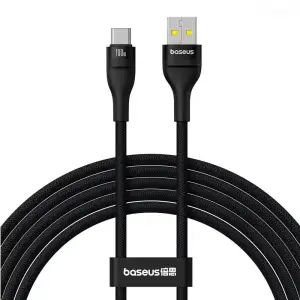 Кабель Baseus Flash 2 USB to Type-C 100W (2m) Black