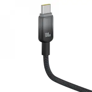 Кабель Baseus Discolor Series Fast Charging Type-C 100W (1m) Black