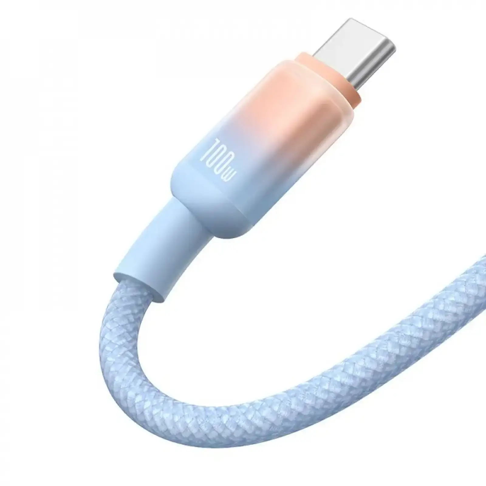 Кабель Baseus Discolor Series Fast Charging Type-C 100W (1m) Blue