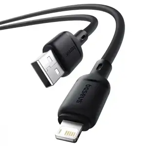 Кабель Baseus Silky Series Fast Charging Lightning 2.4A (1m) Black