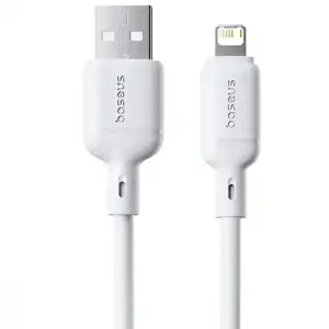 Кабель Baseus Silky Series Fast Charging Lightning 2.4A (1m) White