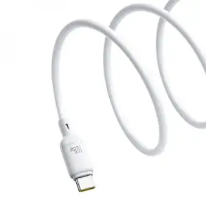 Кабель Baseus Silky Series Fast Charging Type-C 100W (1m) White