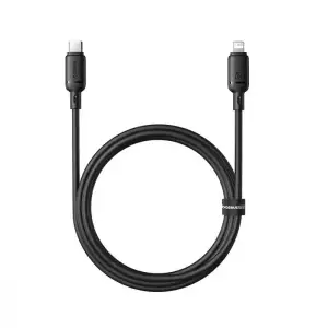 Кабель Baseus Silky Series Fast Charging Type-C to Lightning 20W (2m) black (615040001)