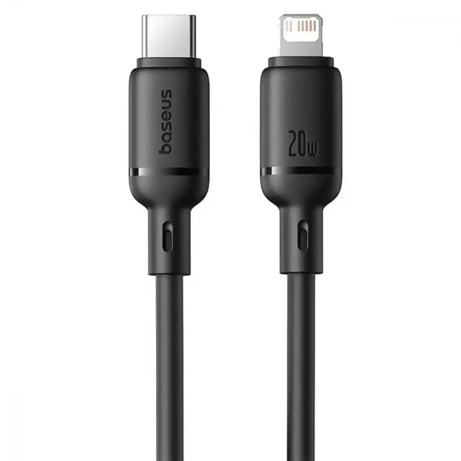 Кабель Baseus Silky Series Fast Charging Type-C to Lightning 20W (2m) white (615040003)