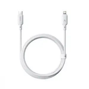 Кабель Baseus Silky Series Fast Charging Type-C to Lightning 20W (2m) white (615040003)