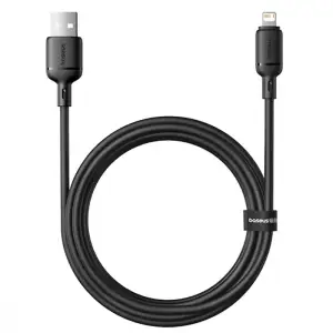 Кабель Baseus Silky Series Fast Charging Lightning 2.4A (2m) white (616630003)
