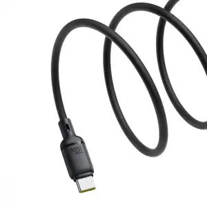Кабель Baseus Silky Series Type-C 100W (2m) white (616640003)