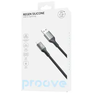 Кабель Proove ReGen Silicone USB to Lightning 2.4A (1m) White