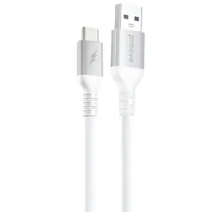 Кабель Proove ReGen Silicone USB to Type-C 3A (1m) White