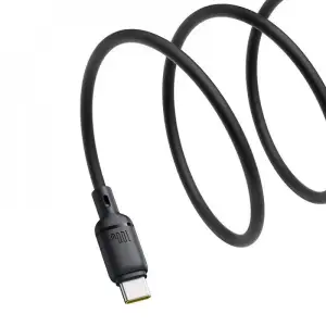 Кабель Baseus Silky Series Fast Charging Type-C to Type-C 100W (2m) Black