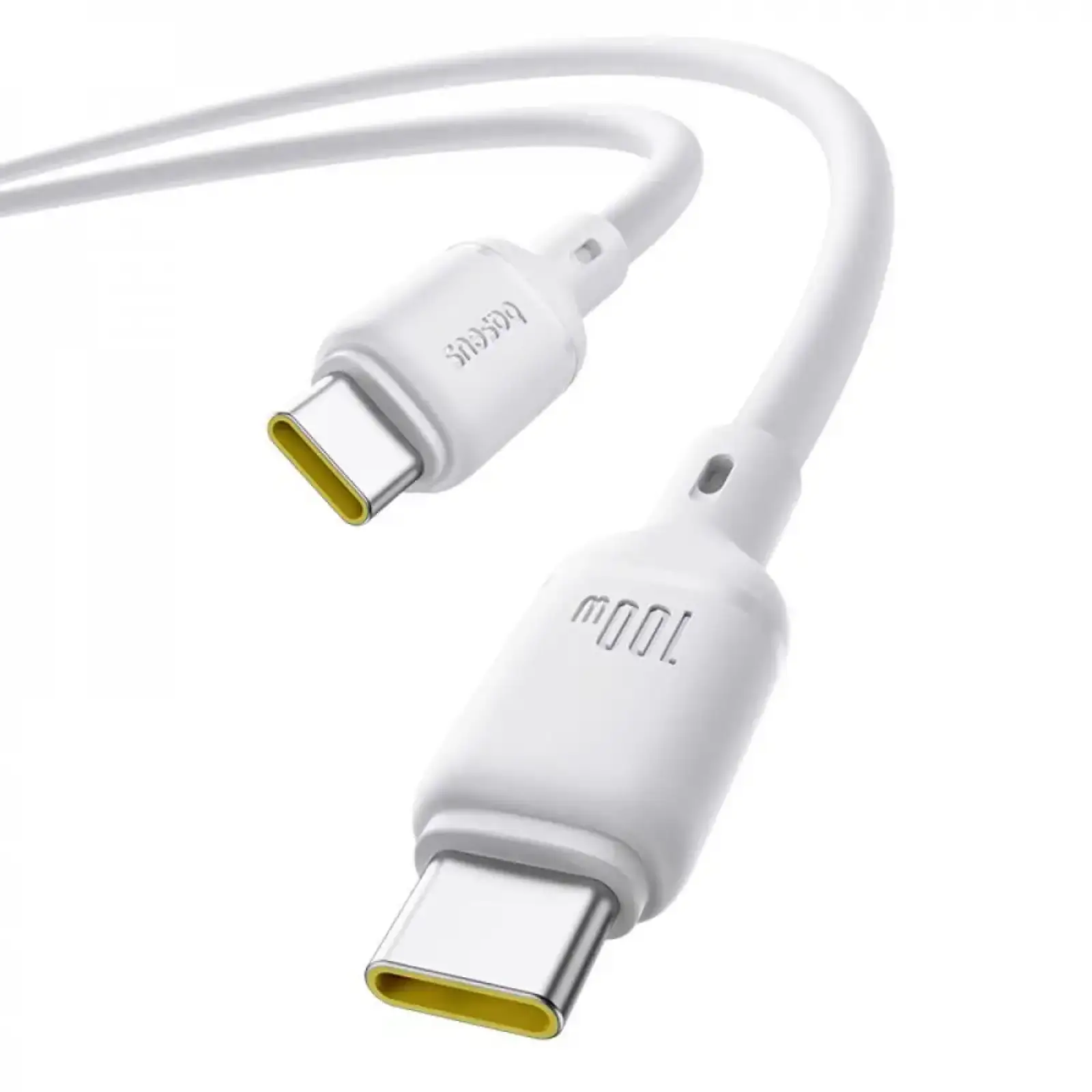 Кабель Baseus Silky Series Fast Charging Type-C to Type-C 100W (2m) Black