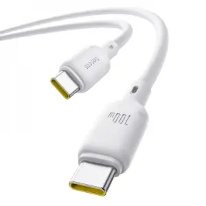 Кабель Baseus Silky Series Fast Charging Type-C to Type-C 100W (2m) White