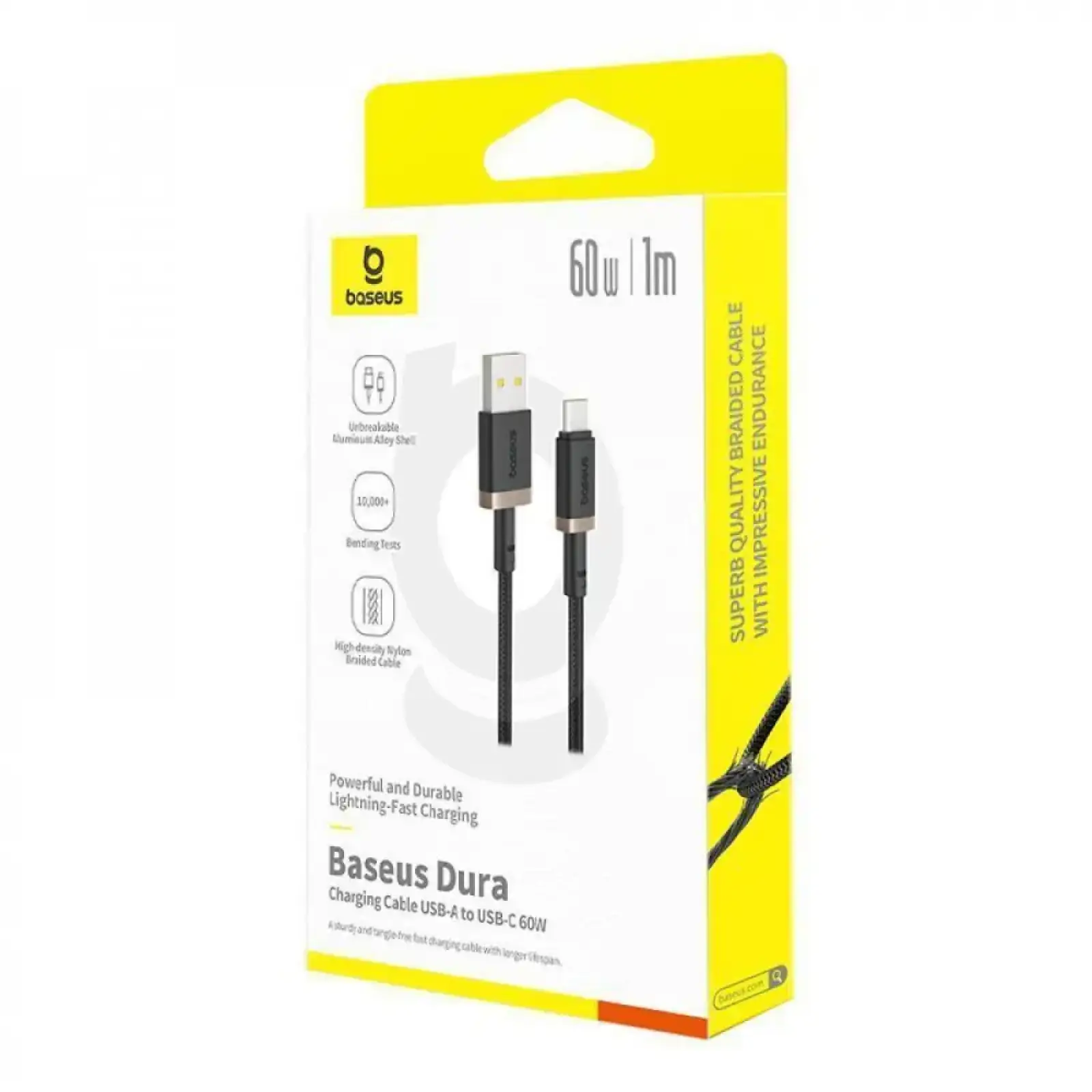 Кабель Baseus Dura Series Fast Charging Type-C 60W (2m) red/black