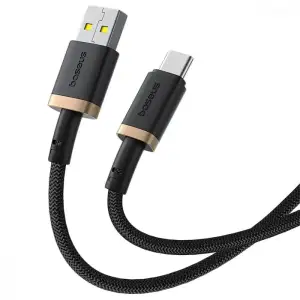 Кабель Baseus Dura Series Fast Charging Type-C 60W (2m) gold/black