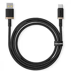 Кабель Baseus Dura Series Fast Charging Type-C 60W (2m) gold/black