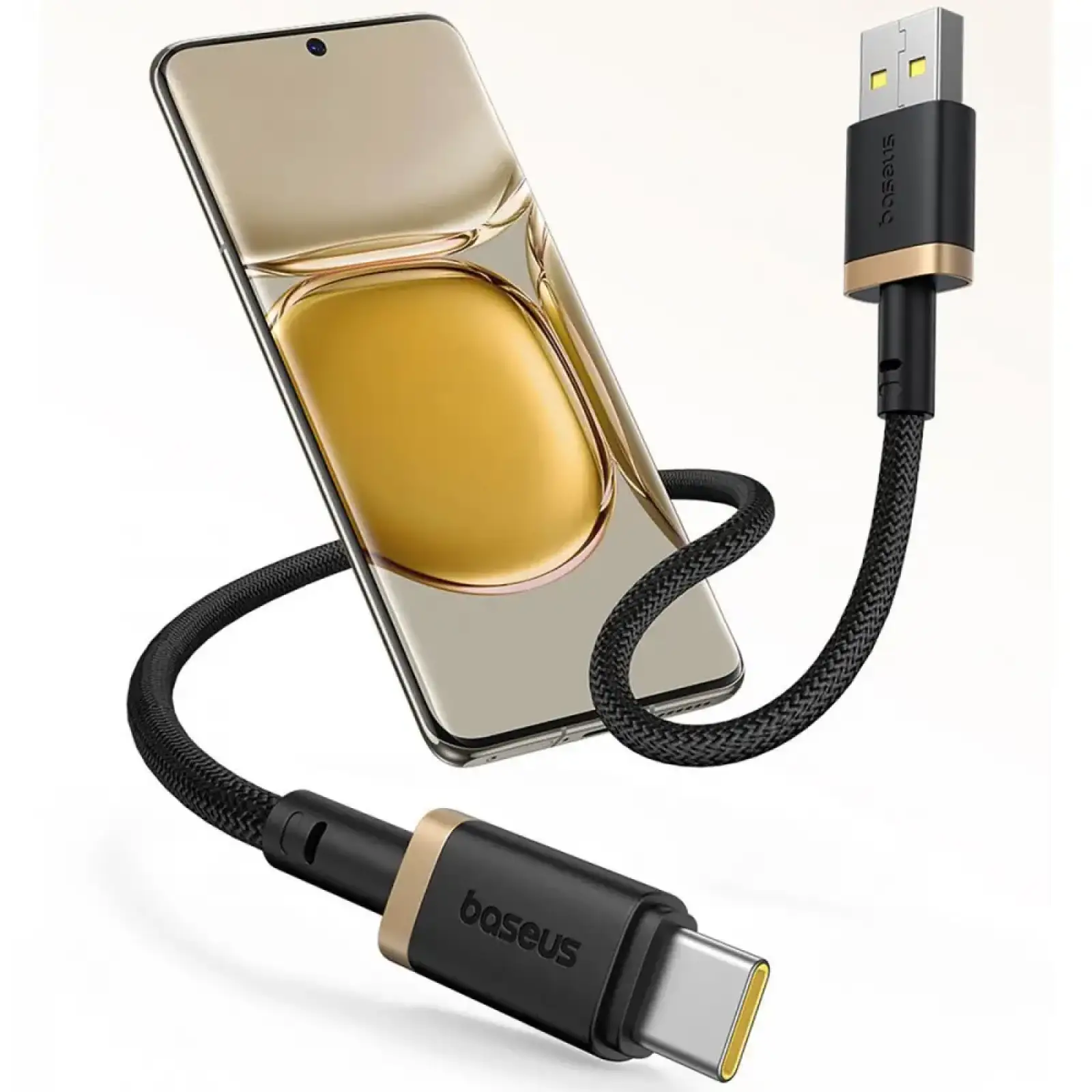 Кабель Baseus Dura Series Fast Charging Type-C 60W (2m) gold/black