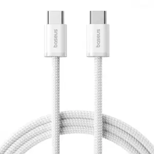 Кабель Baseus Dynamic 4 Fast Charging Type-C to Type-C 100W (2m) White