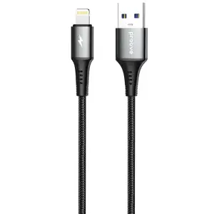 Кабель Proove WireX USB to Lightning 2.4A (1m) Black