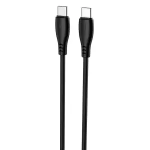 Кабель Proove Simple Silicone Type-C to Type-C 60W (1m) Black