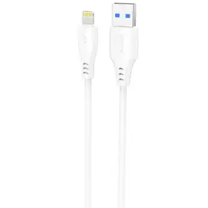 Кабель Proove Simple Silicone USB to Lightning 2.4A (2m) White