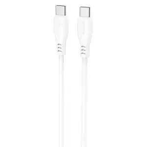Кабель Proove Simple Silicone Type-C to Type-C 60W (2m) White