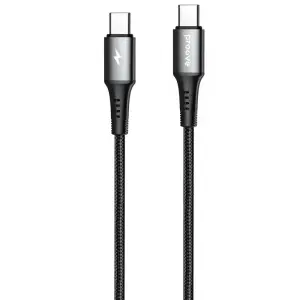 Кабель Proove WireX Type-C to Type-C 60W (1m) Black
