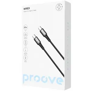 Кабель Proove WireX Type-C to Type-C 60W (2m) Black