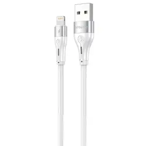 Кабель Proove Soft Silicone USB to Lightning 2.4A (2m) White